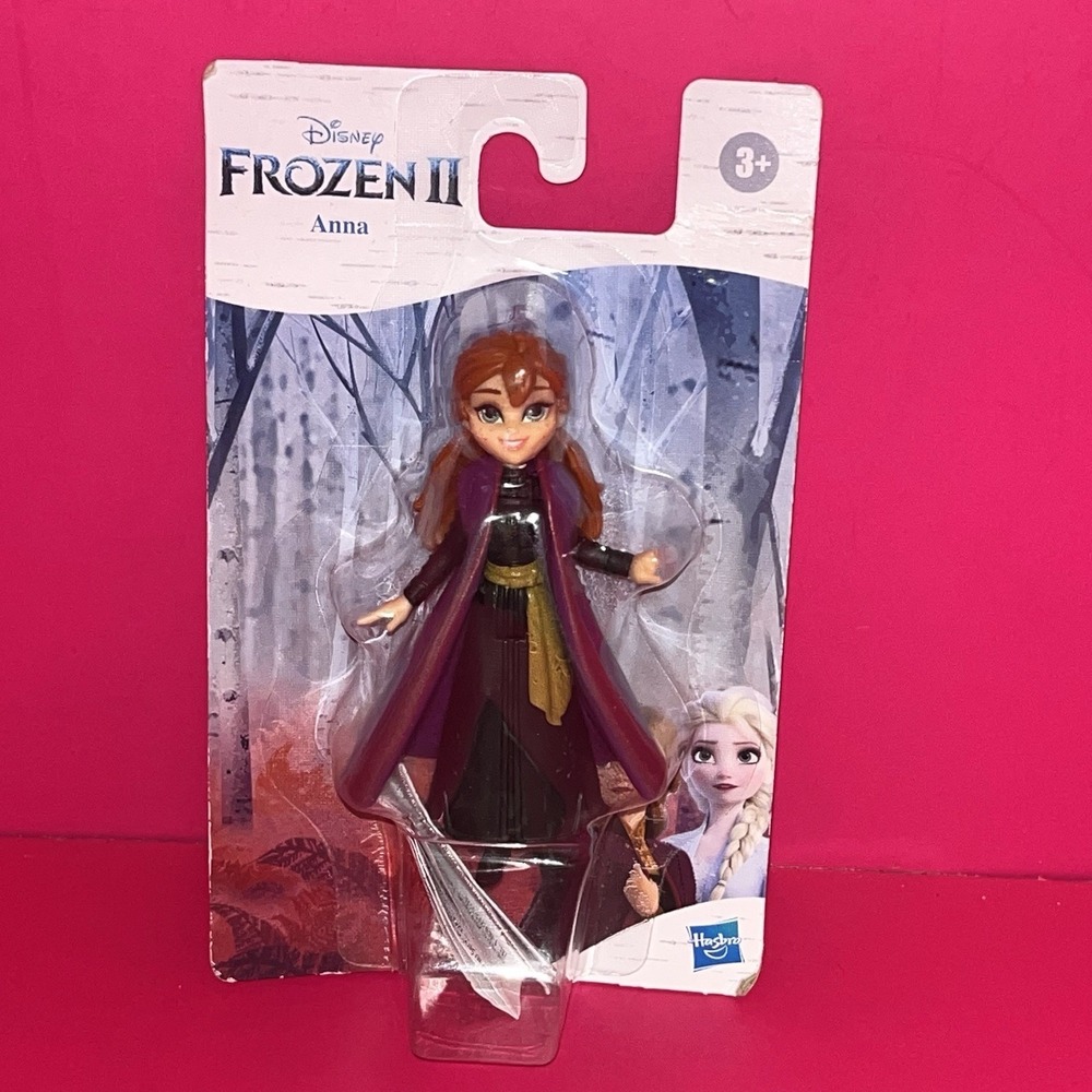 FROZEN 2 ANNA DISNEY 4"‎ ACTION FIGURE Cake Topper Hasbro TOY DOLL